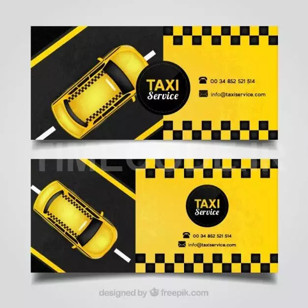 Yellow Taxi Driver Card