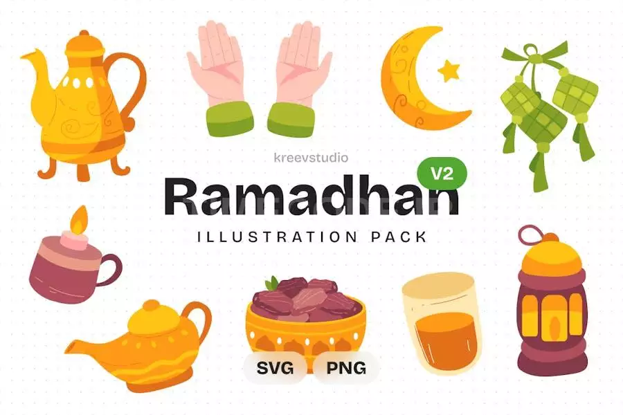 Ramadhan Illustration Pack Vol. 2