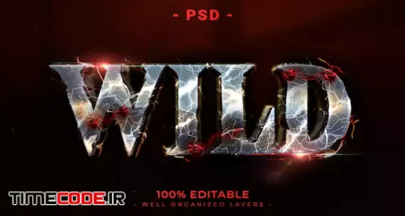 3d Editable Text Effect Style With Background
