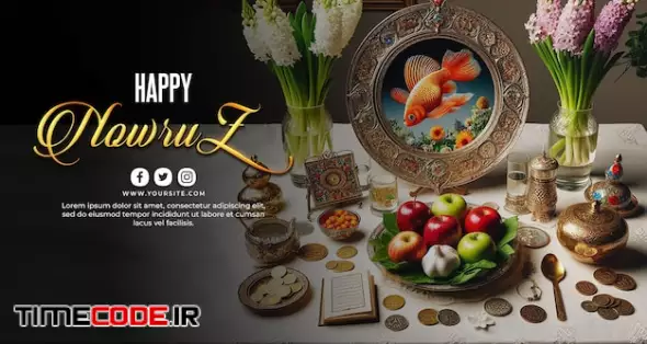 Psd Happy Nowruz Day Or Iranian New Year Banner Template