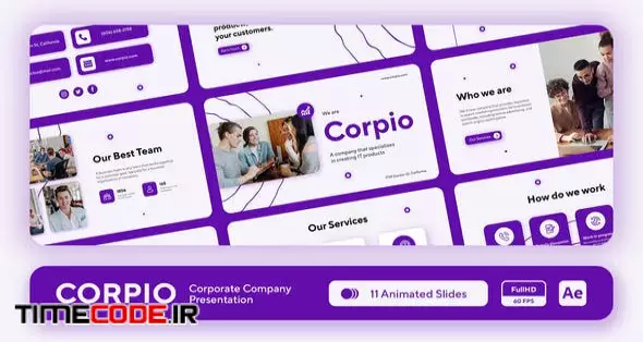Corpio - Startup And Company Pitch Deck Presentation