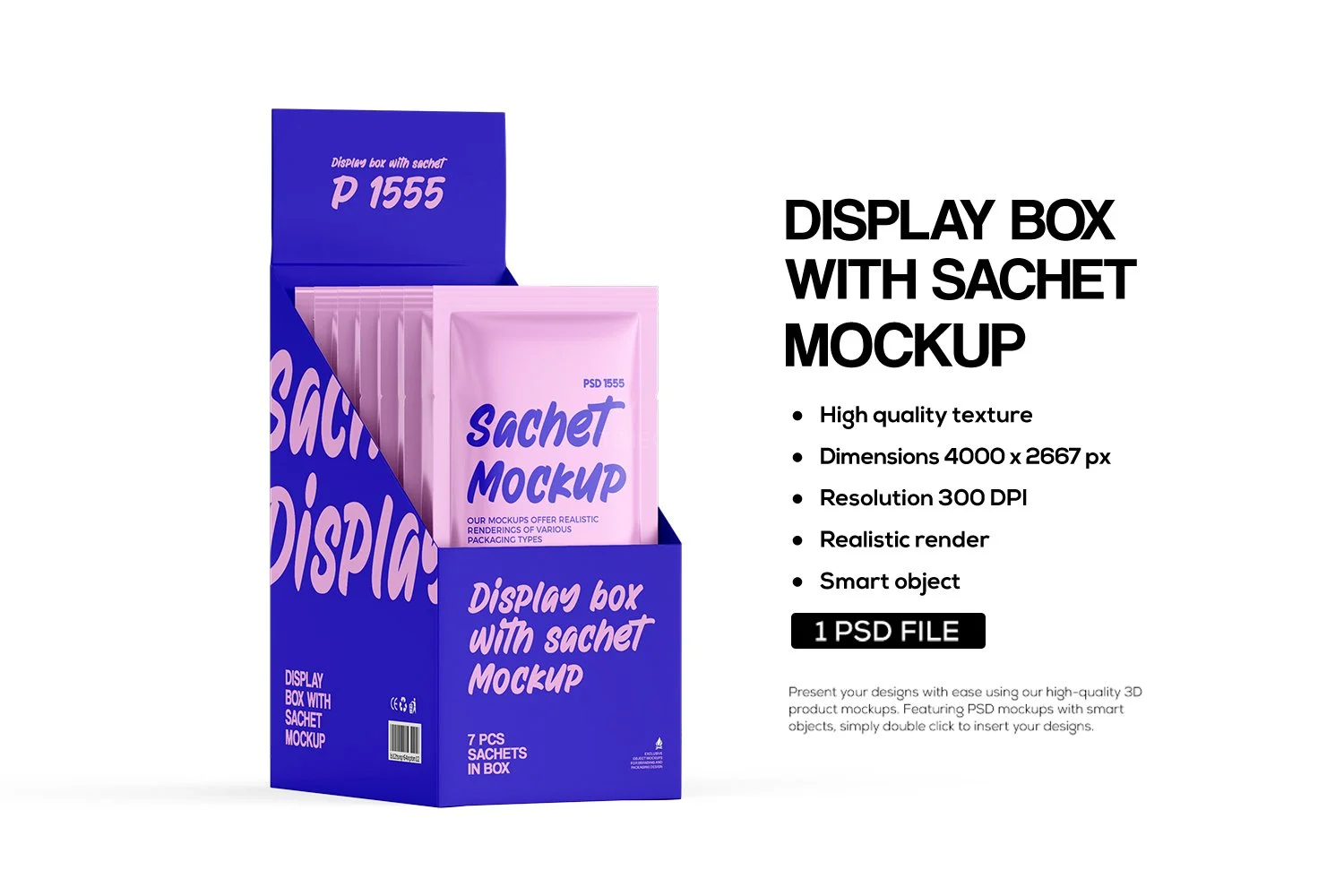 دانلود موکاپ بسته بندی دستمال مرطوب