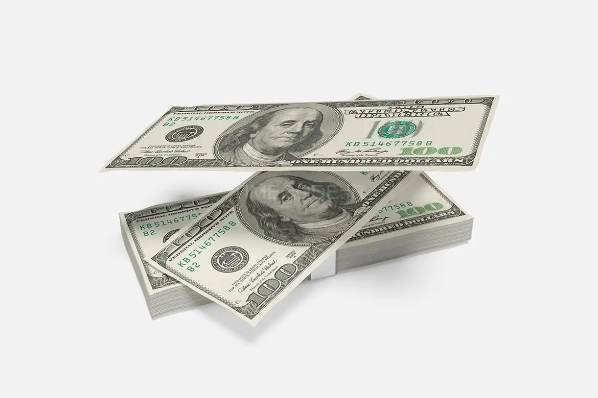 دانلود موکاپ اسکناس