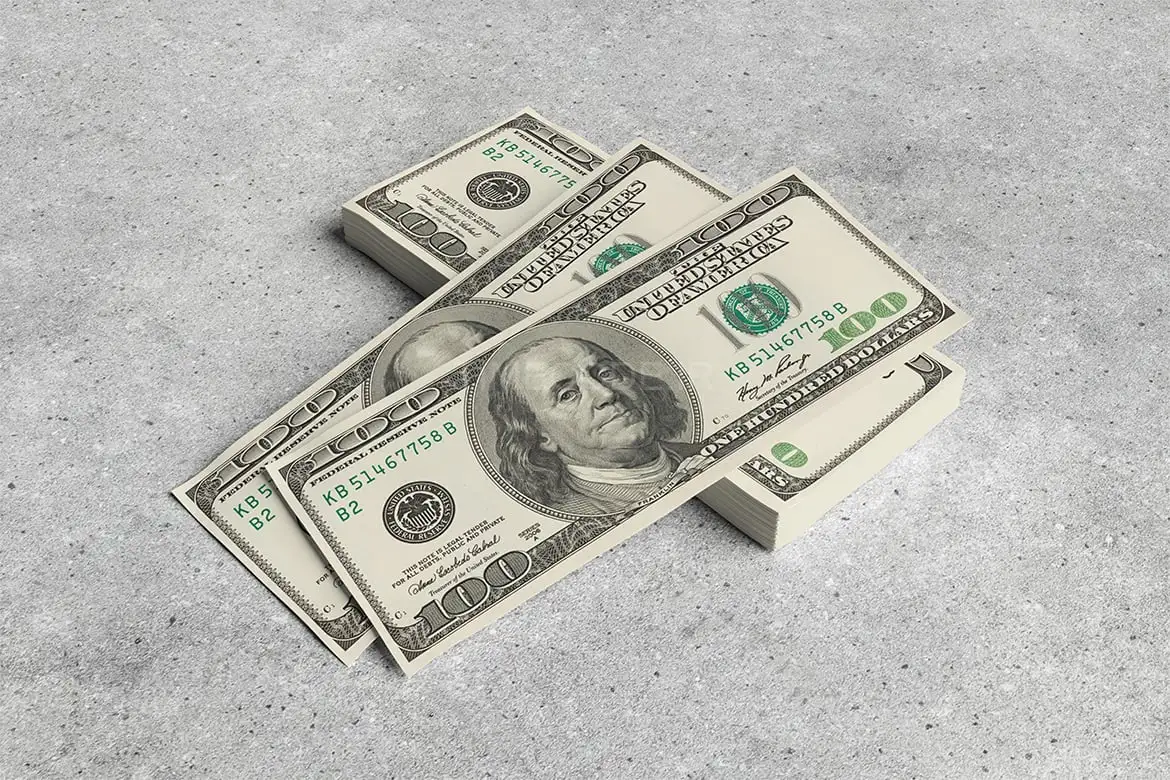 دانلود موکاپ اسکناس پول