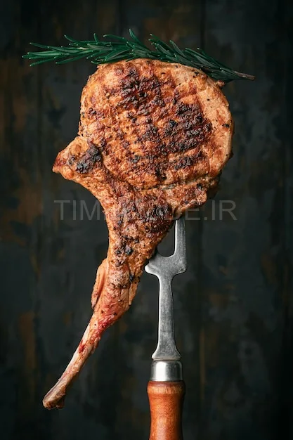 عکس استیک گوشت
