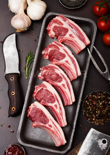 استیک ریب آی گوشت بره