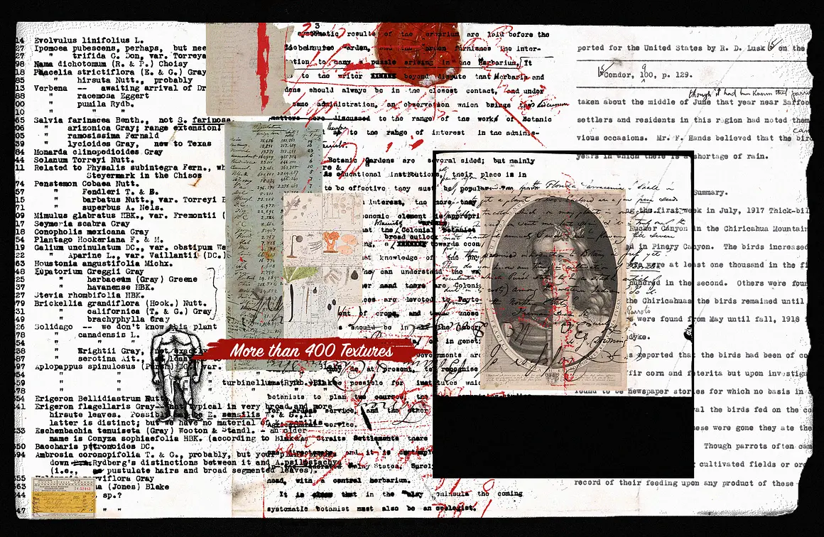 400 تکسچر قدیمی برای کلاژ