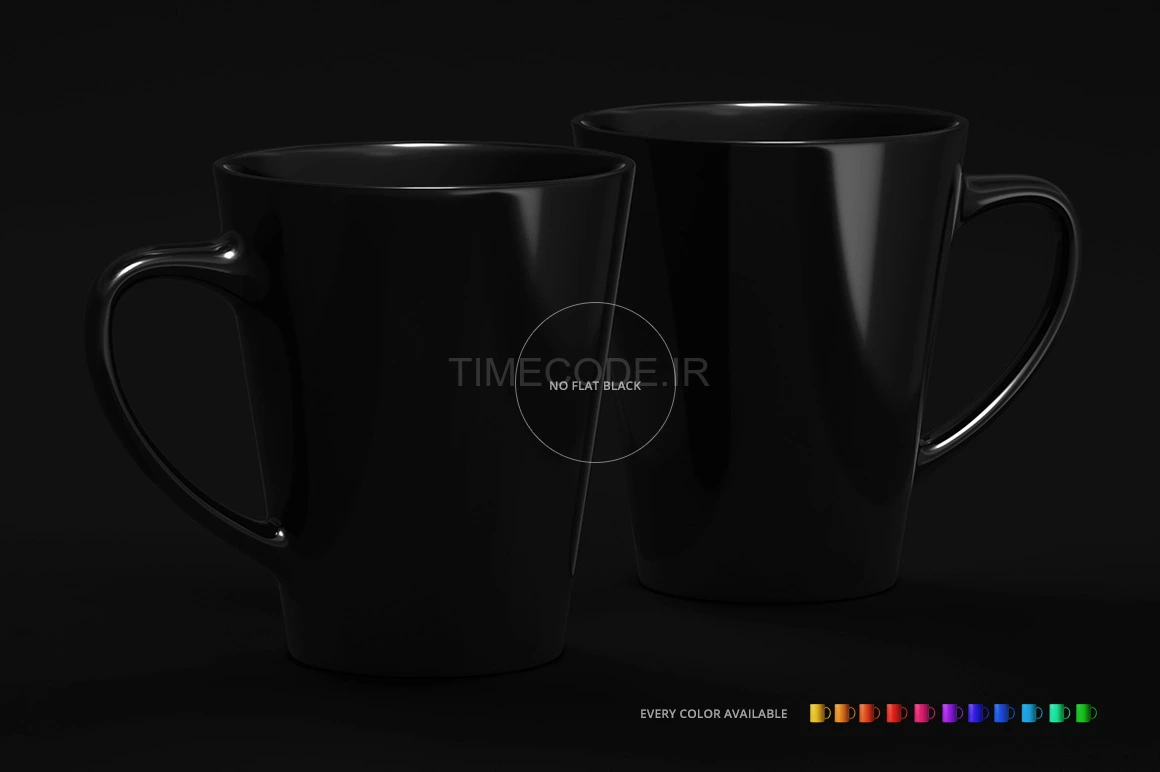 موکاپ ماگ مخروطی