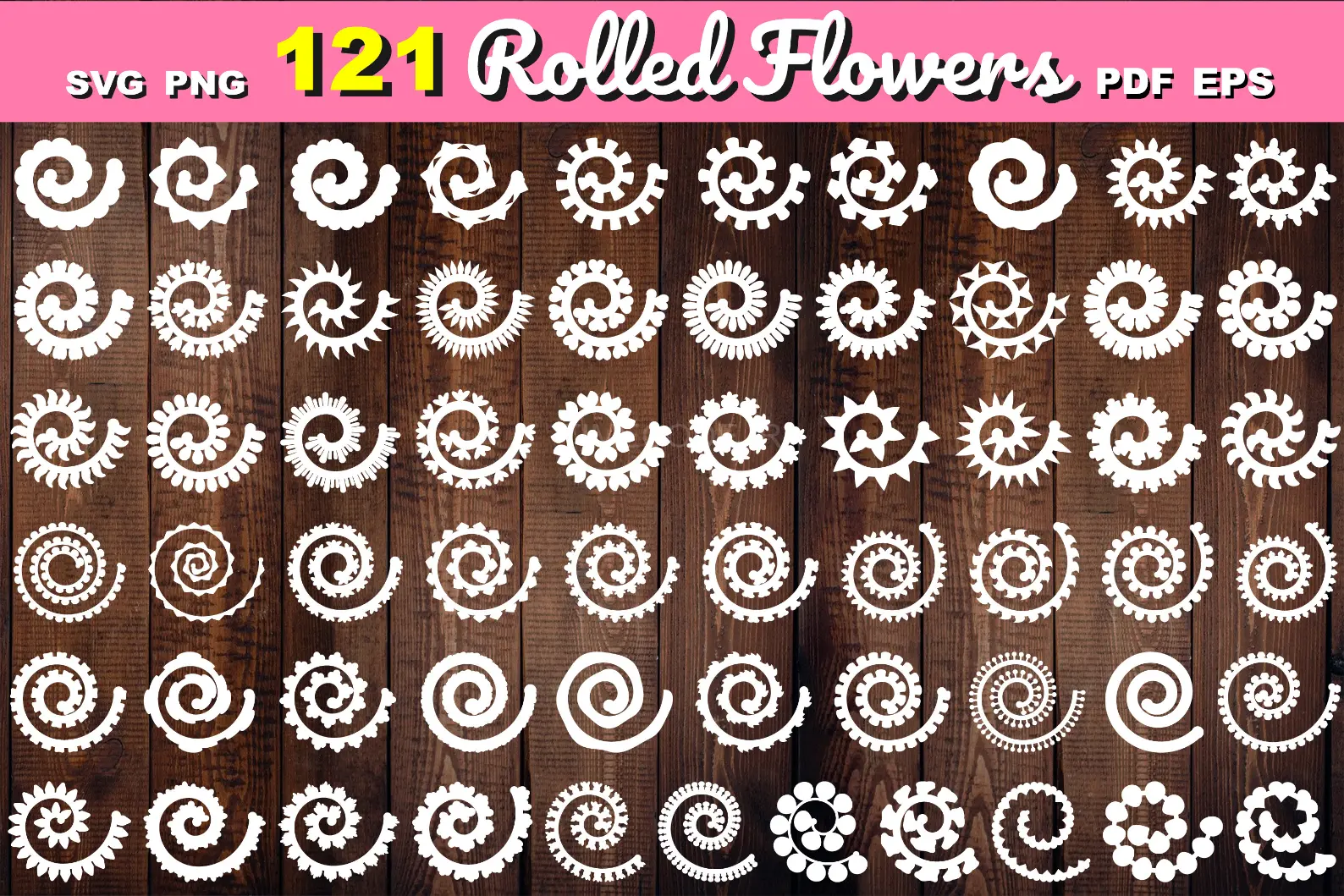 121 طرح برش گل کاغذی