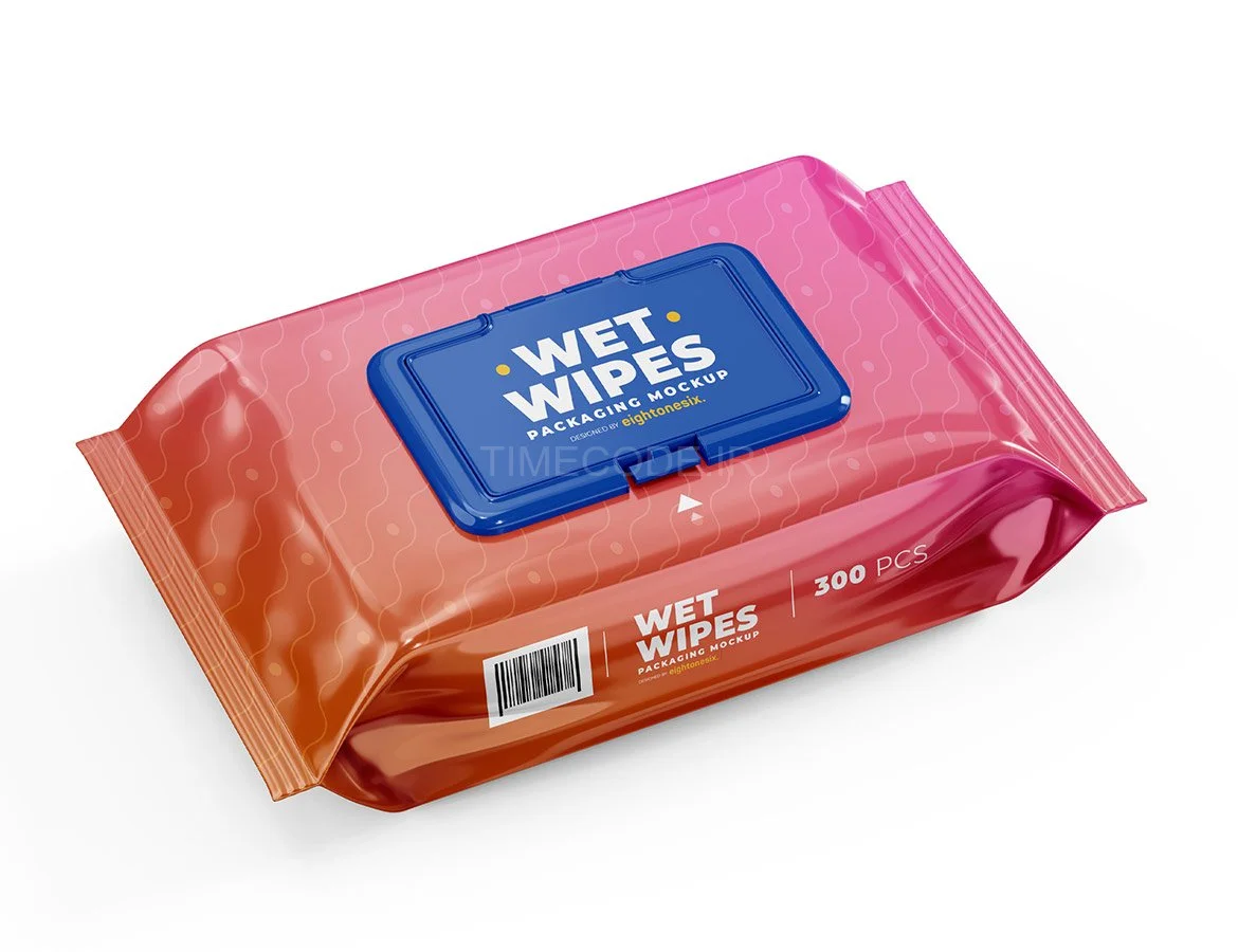 موکاپ دستمال مرطوب