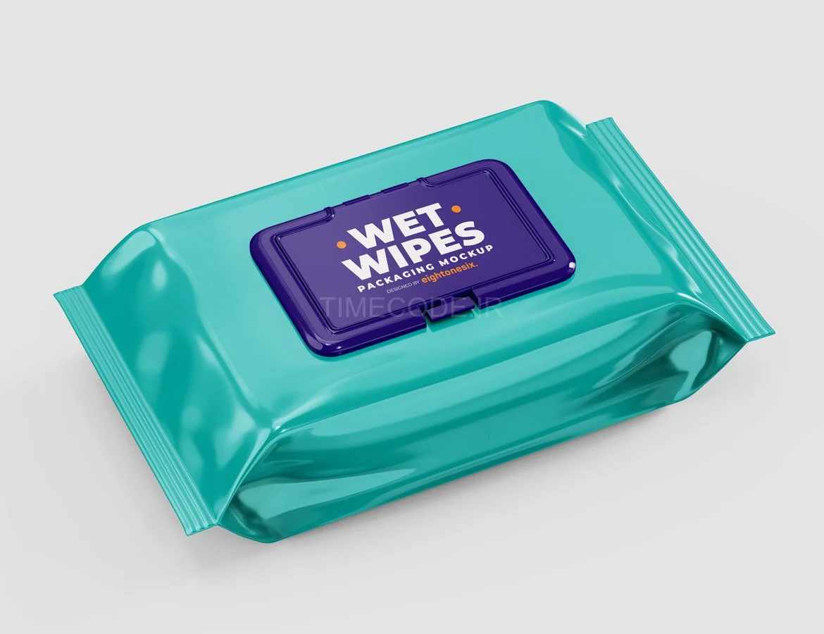 موکاپ دستمال مرطوب