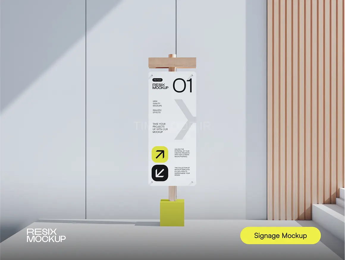 مجموعه موکاپ برندینگ با استایل ساده