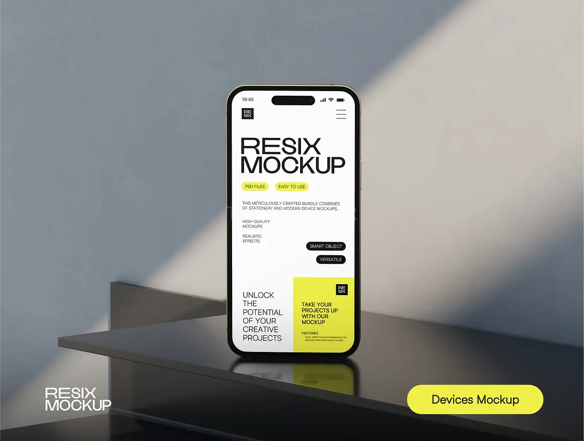 مجموعه موکاپ برندینگ با استایل ساده