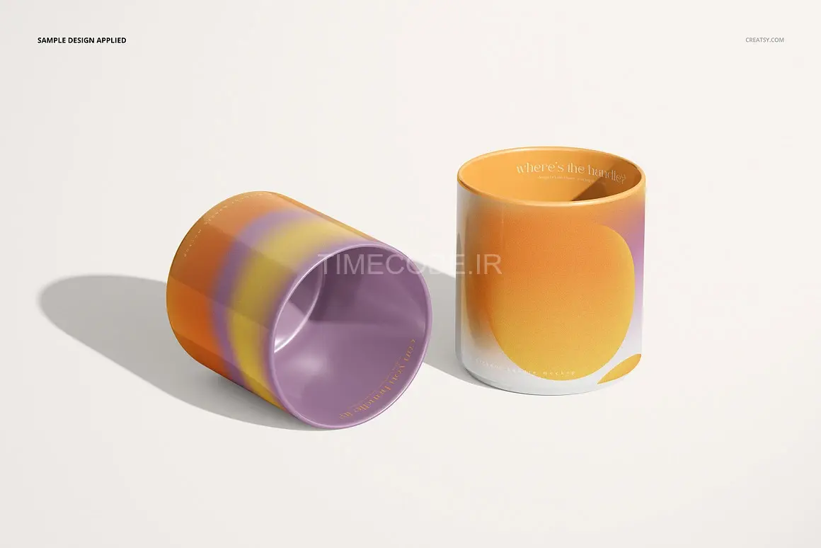 موکاپ ماگ بدون دسته