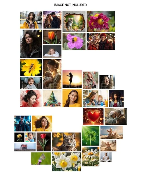 موکاپ کلاژ عکس عدد 5