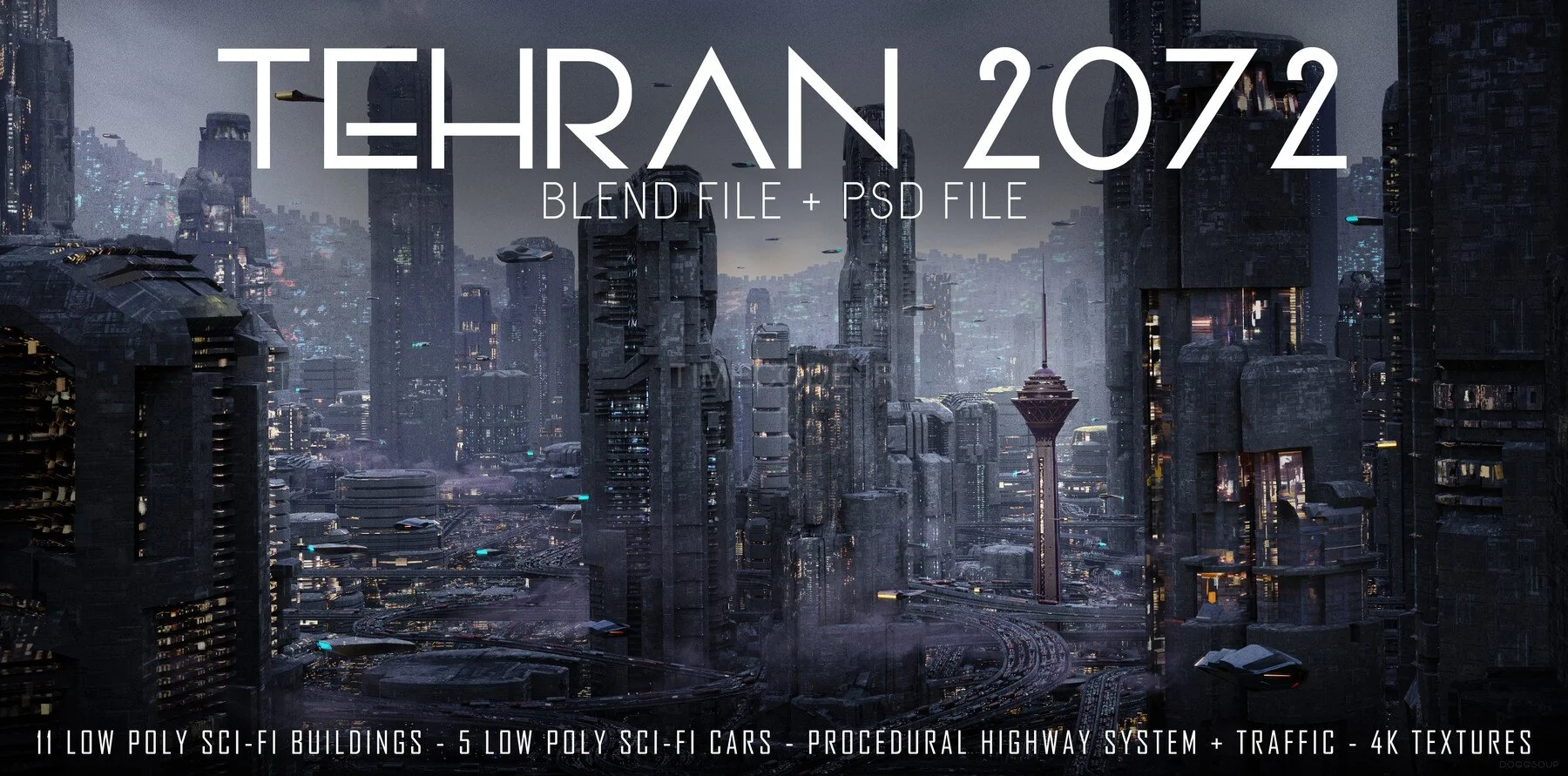 مدل سه بعدی تهران ۲۰۲۷