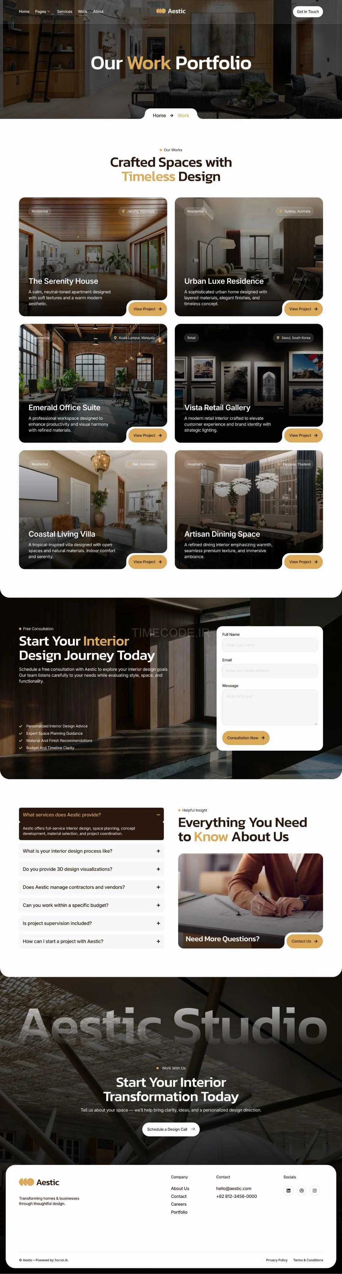 کیت قالب المنتور طراحی داخلی و معماری Aestic - Interior Design ...