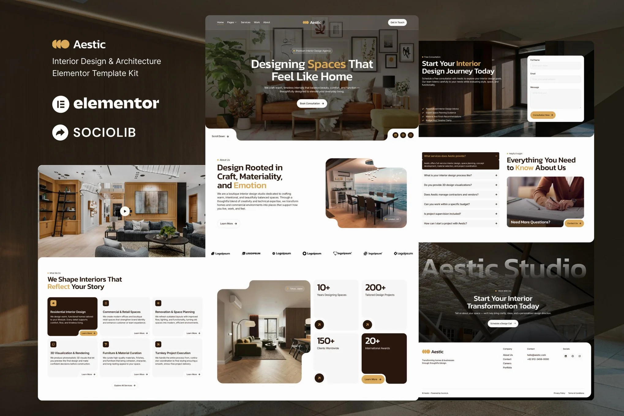 کیت قالب المنتور طراحی داخلی و معماری Aestic - Interior Design ...