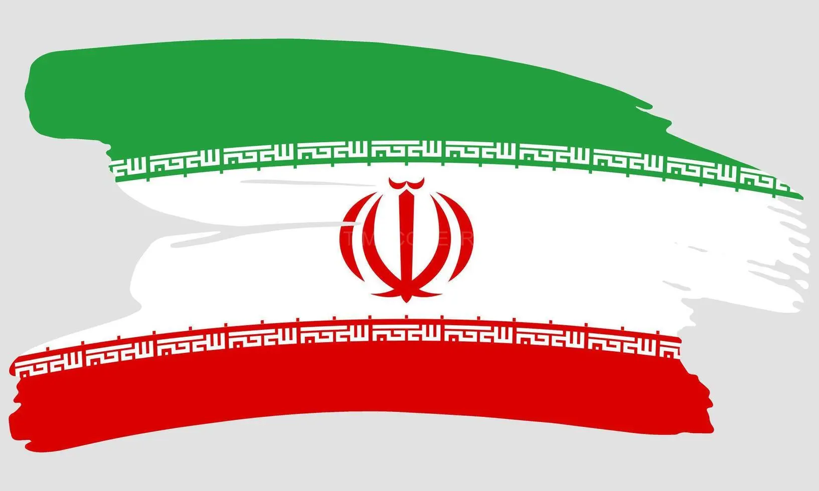وکتور طرح براش پرچم ایران