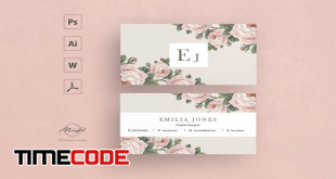 Roses-business-card-template