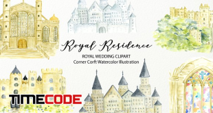 Watercolor-royal-residence-clipart