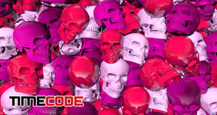 pink-skulls-background