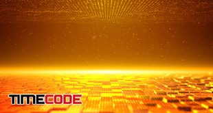 golden-cube-particles-background