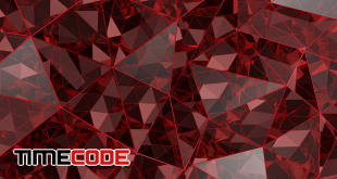 red-kaleidoscope-glass-background