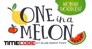 One-in-a-Melon-Font-Doodles