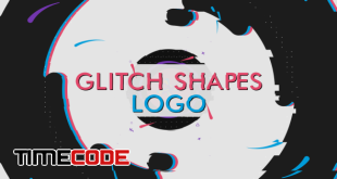  Glitch Shapes Logo 