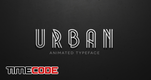  Urban - Animated Typeface 