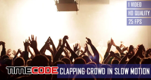  Clapping Concert Crowd In Slow Motion 