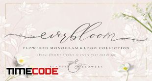 Flowered Monogram & Logo Collection