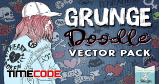 Grunge Graffiti Doodles Vector Pack
