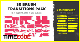  30 Brush Transitions Pack 