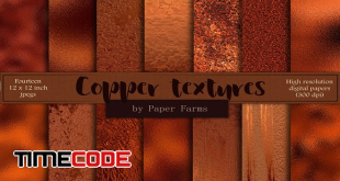 Copper foil textures