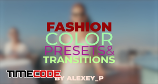 Fashion Style. Color Presets And Transitions