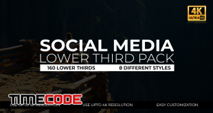Social Media Lower Thirds Pack
