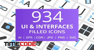 934 UI & Interfaces Filled Icons