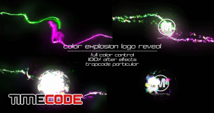 Color Explosion Logo Reveal