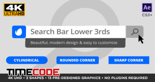  Search Bar Titles and Lower Thirds 