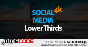  Social Media Lower Thirds 4K 