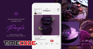 Purple Instagram Posts