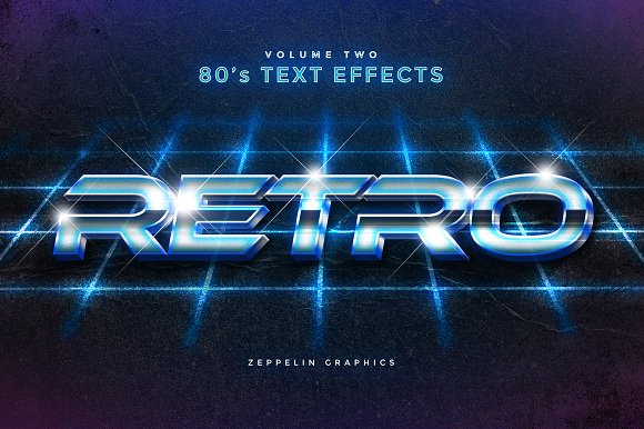 80s Text Effects Minibundle