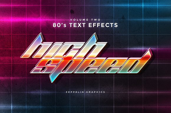 80s Text Effects Minibundle