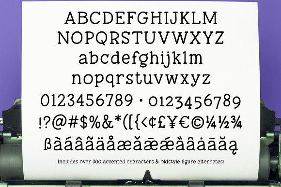 Tippy Tappy Type: a typewriter font!