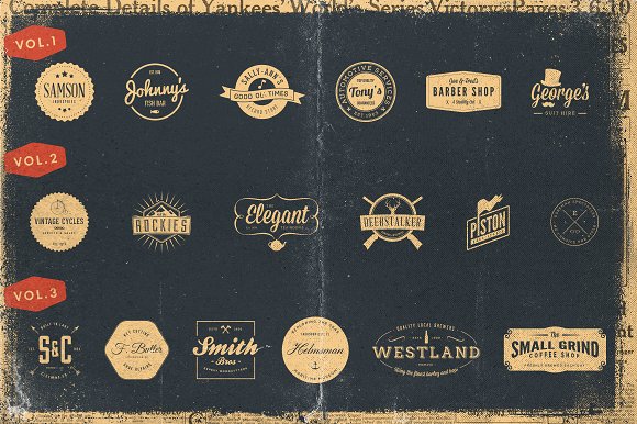 30 Vintage Logos Bundle
