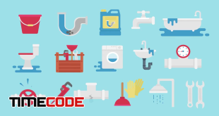16 Plumbing Icons Pack