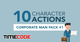 Corporate Man Character Pack #1 - 10 Actions/Poses
