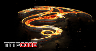  Flames 3D Logo 